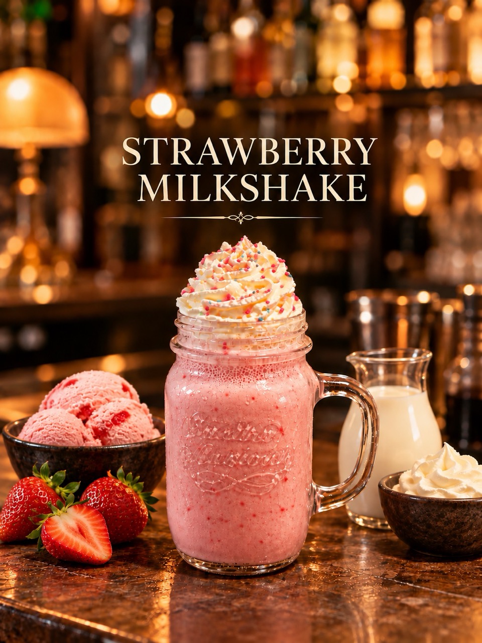 Milkshake Milky Strawberry