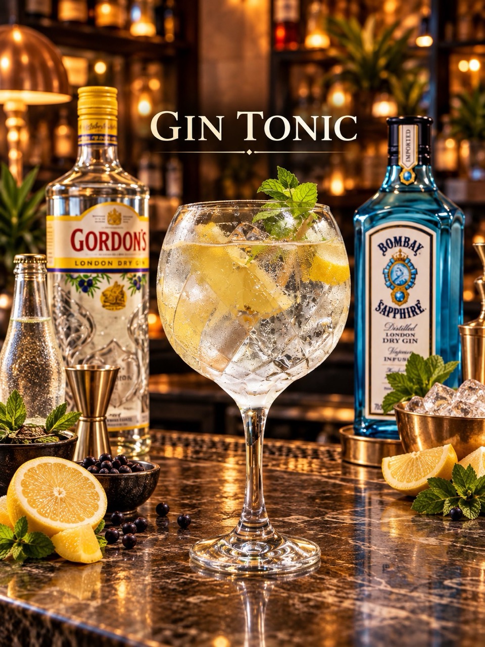 Gin Tonic — Gordon or Bombay