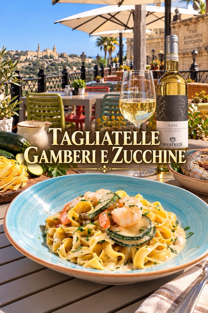 Tagliatelle Gamberi e Zucchine