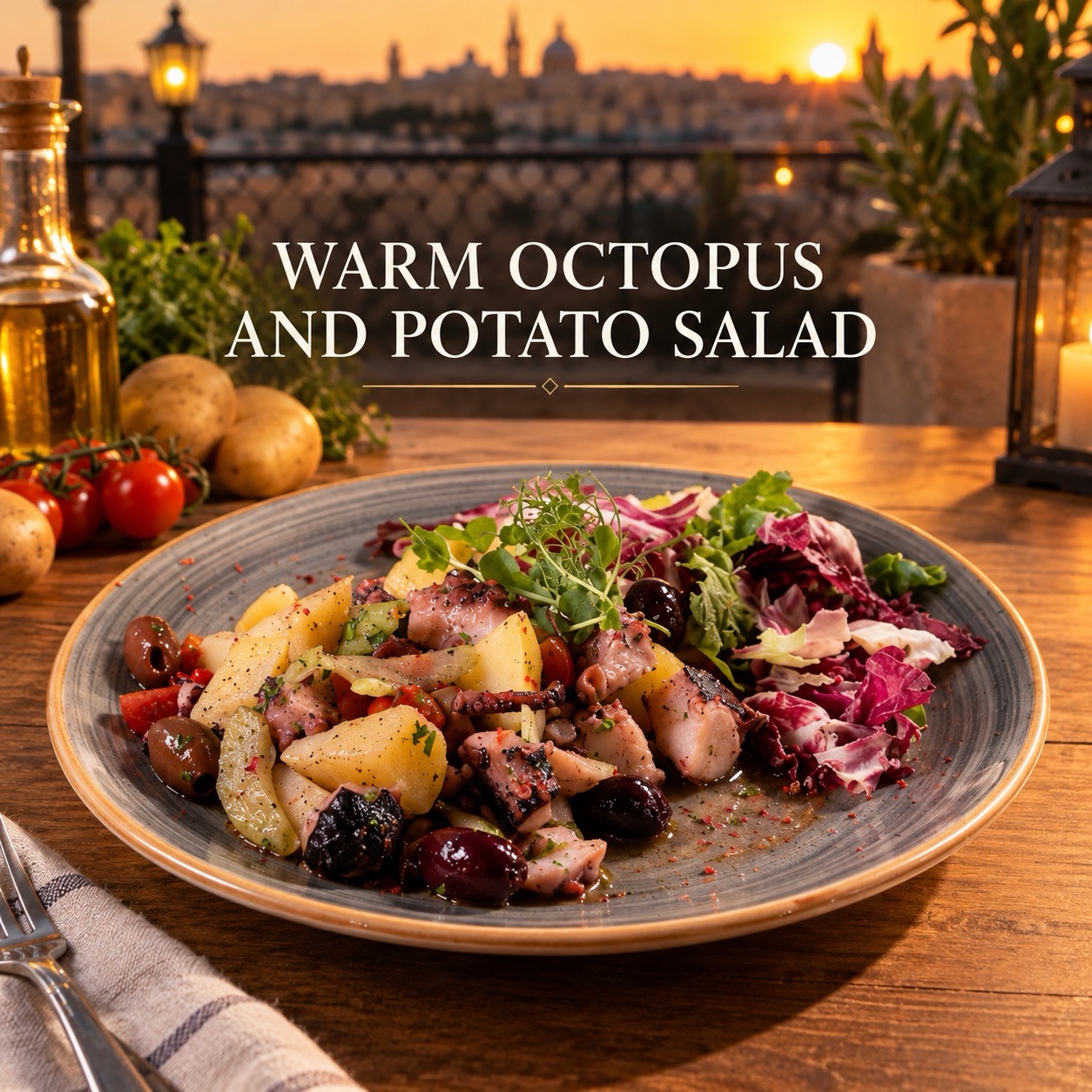 Warm Octopus and Potato Salad
