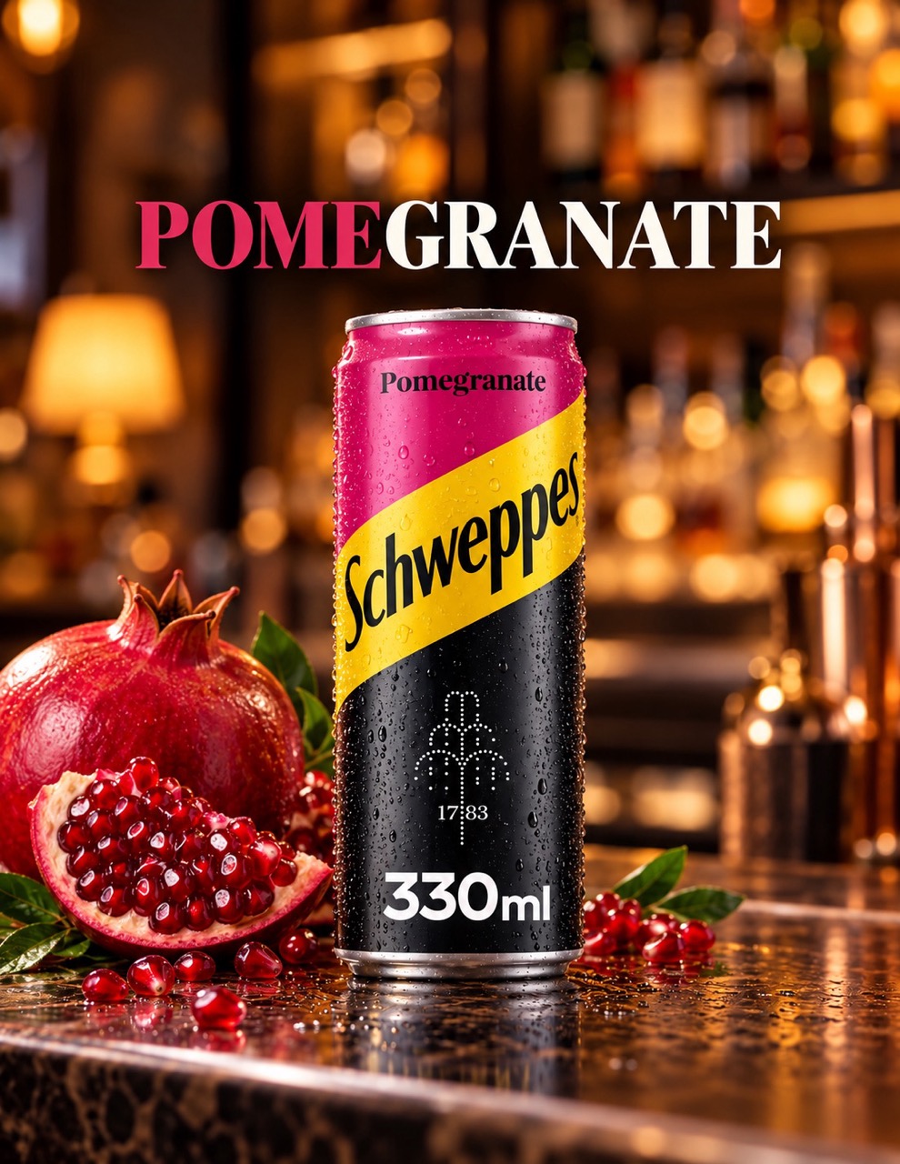 Pomegranate Schweppes
