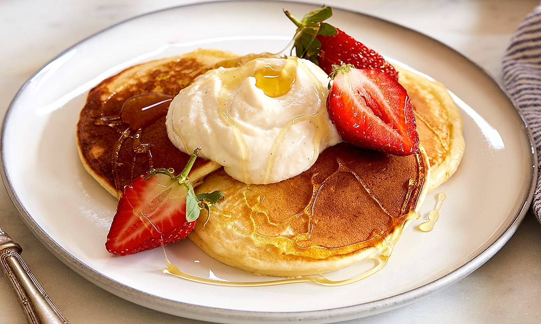 Pancakes con Ricotta e Miele