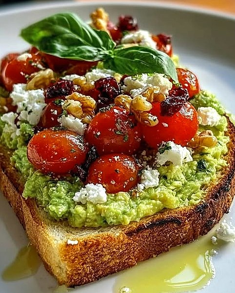 Avocado Toast Mediterraneo