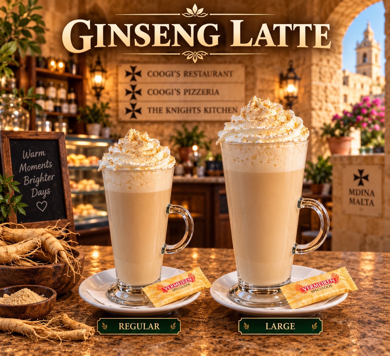 Ginseng Latte (no coffee)