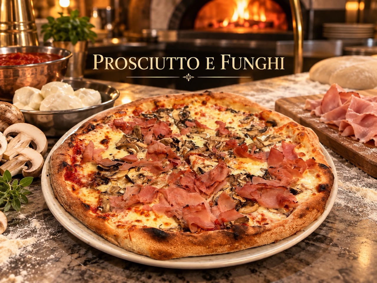 Prosciutto e Funghi