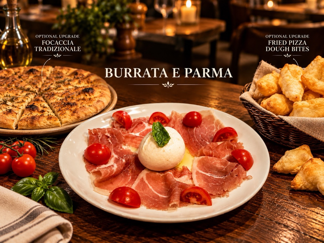 Burrata e Parma