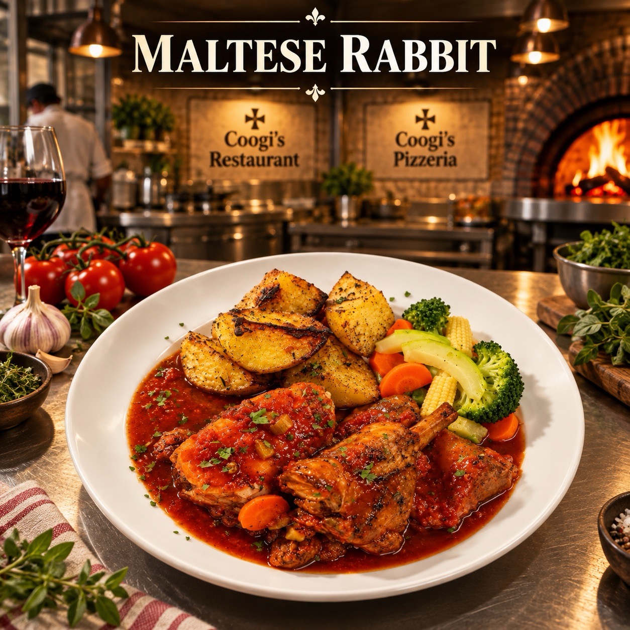 Coniglio alla Maltese — Maltese Rabbit