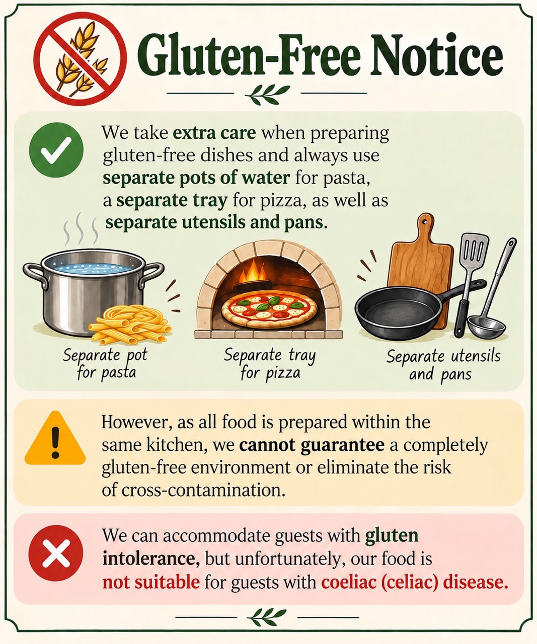 🌾🚫 Gluten-Free Notice