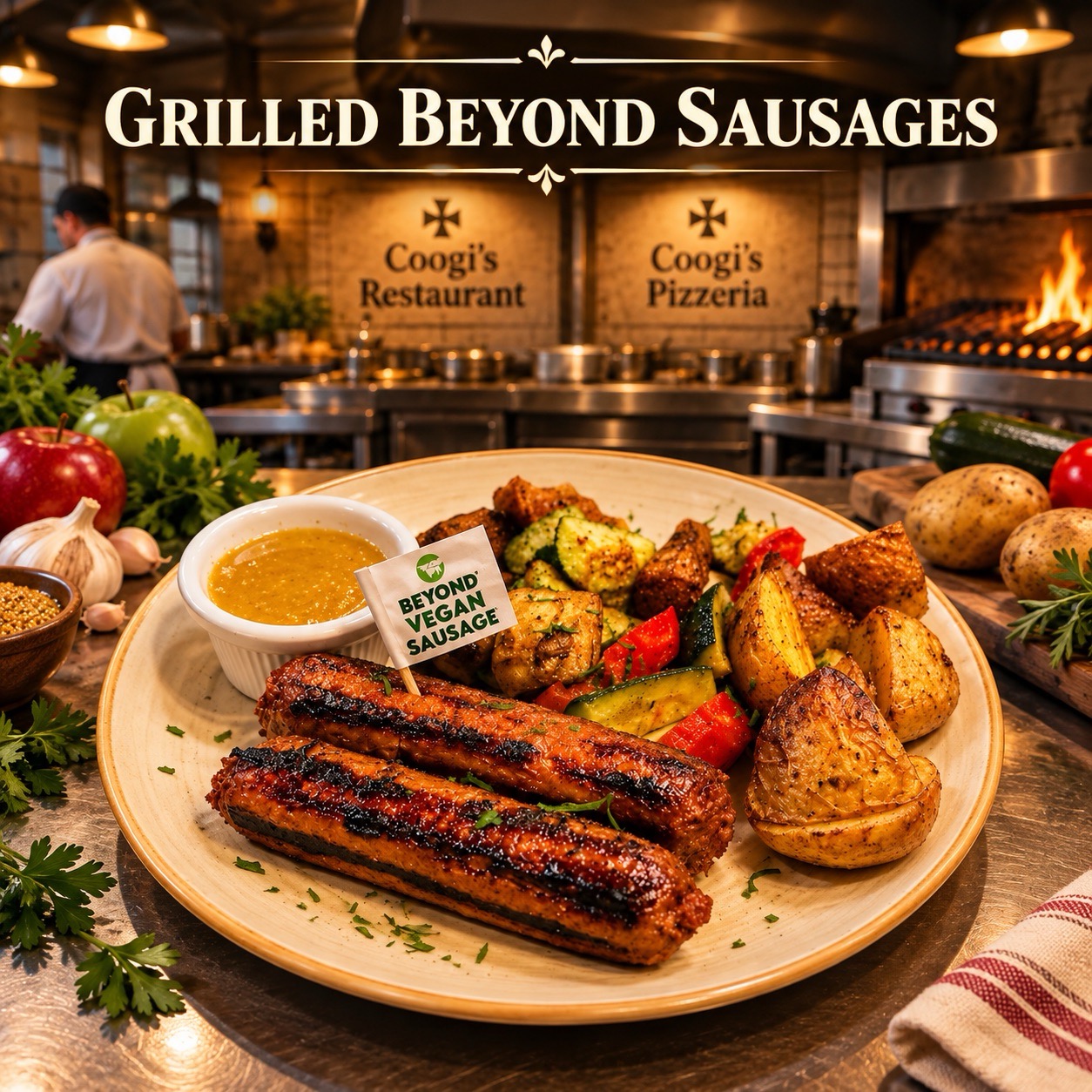Grilled Beyond Sausages