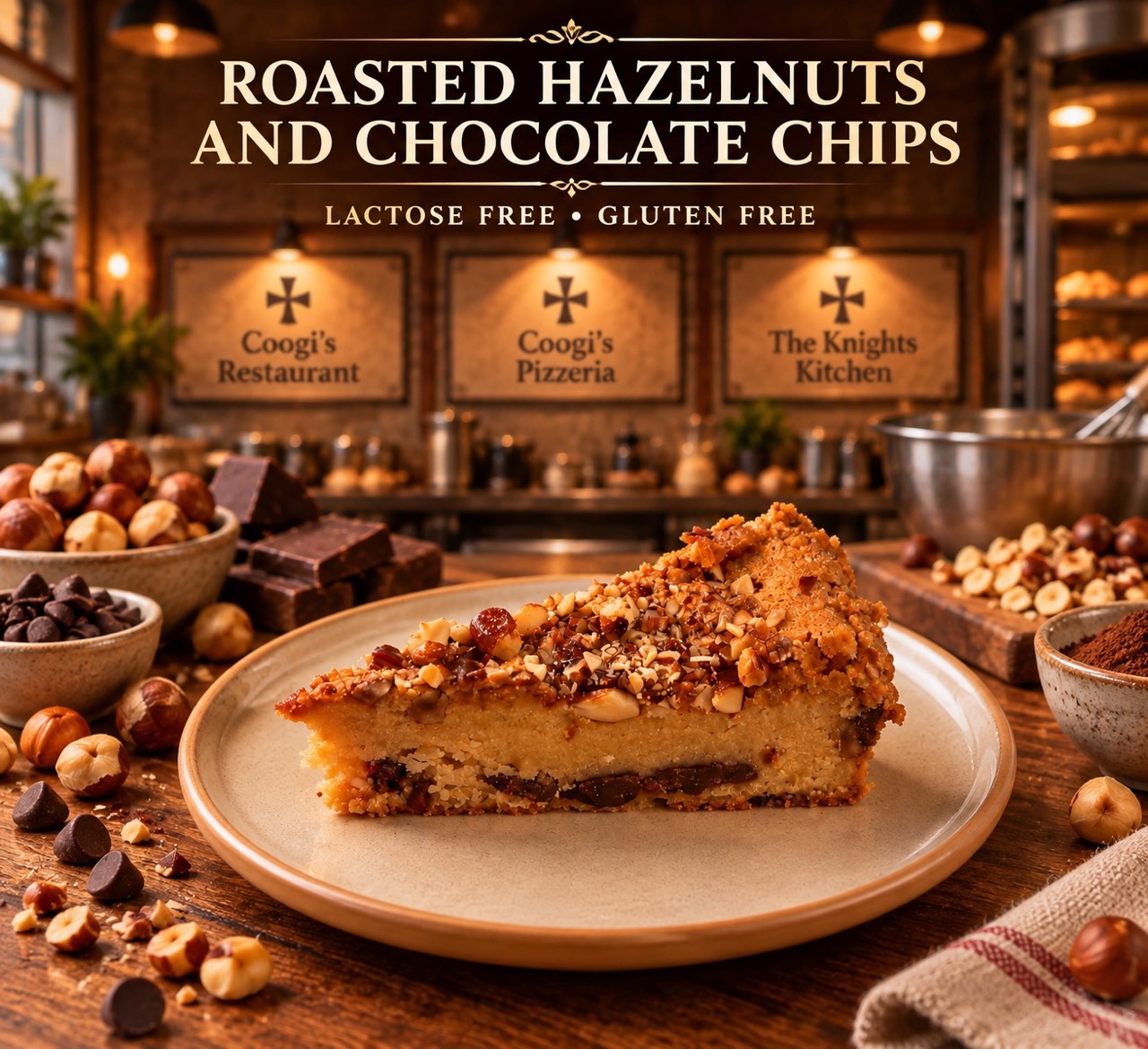 Roasted Hazelnuts and Chocolate Chips
